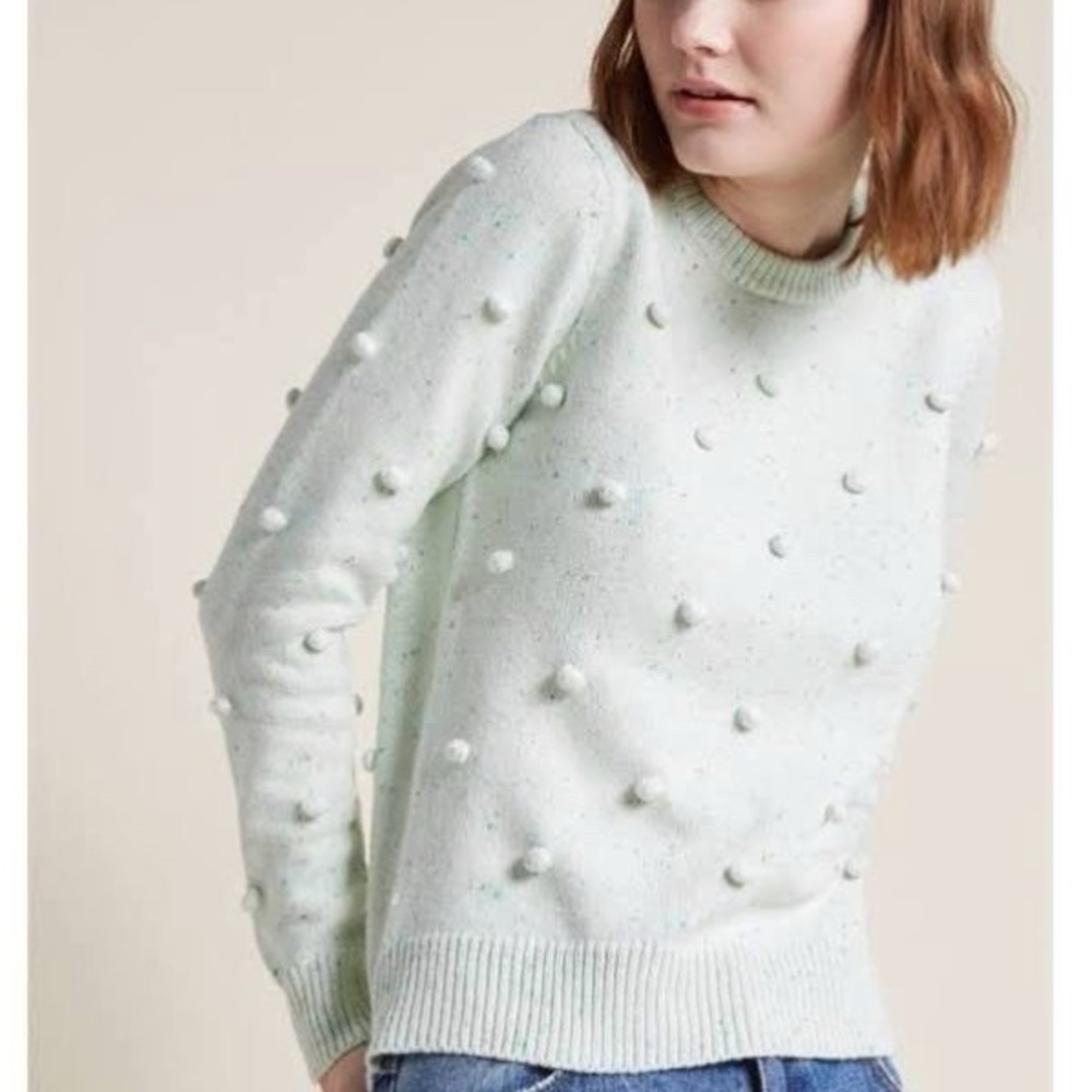 ModCloth Mint Confetti Sweater